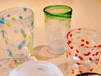 吹きガラス作品