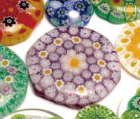 「ミルフィオリ(千の花)」アクセサリー作品